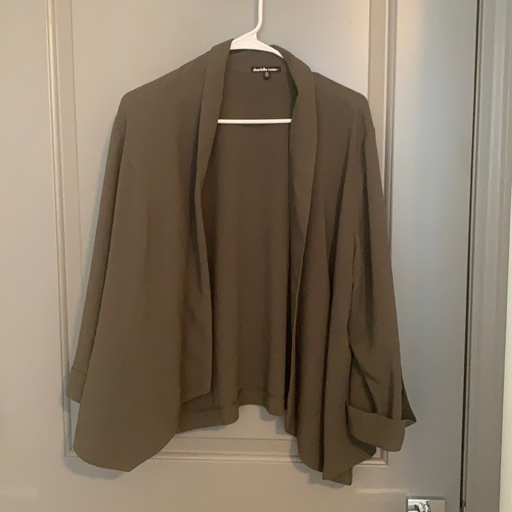 Army green blazer